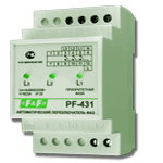 PF-431 переключатель фаз, 3х400/230+N, 3х16А, IP20