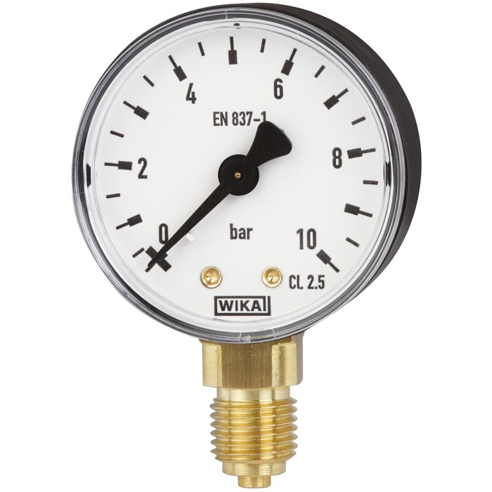 111.10.100 манометр 0-16бар G1/2B класс 1,6, корпус сталь