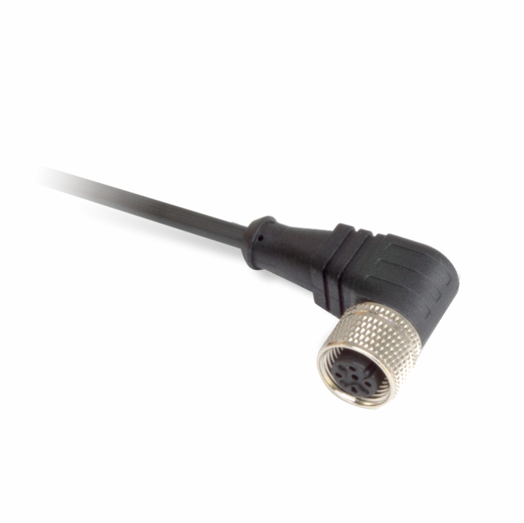 Кабель соединительный,M12, Female, 4-pin,Angle,24 VAC/VDC,4 A