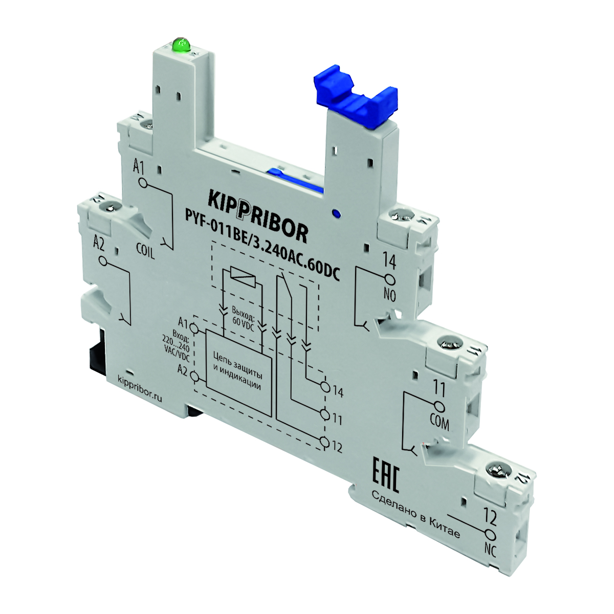 колодка для реле SR 1-конт, тип PYF