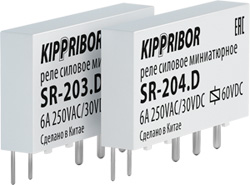 Промежуточное реле SR, 6A, 60VDC (для колодки на 220V)