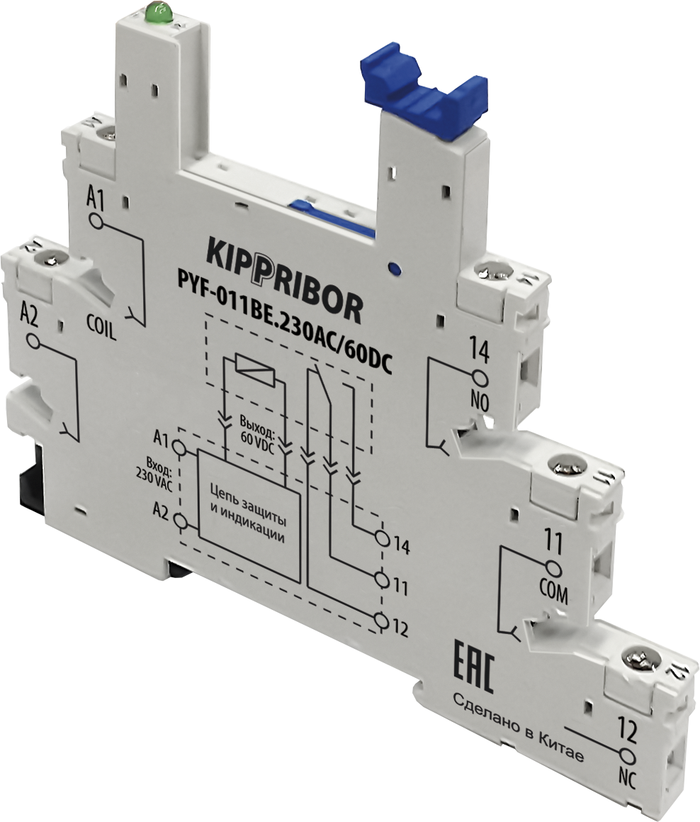 колодка для реле SR 1-конт, тип PYF