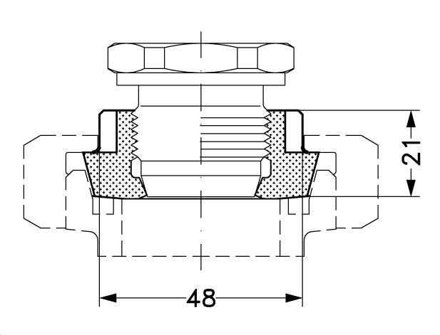 Переходник G1A - DIN 11851 DN 40