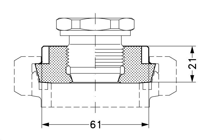 Переходник G1A - DIN 11851 DN 50