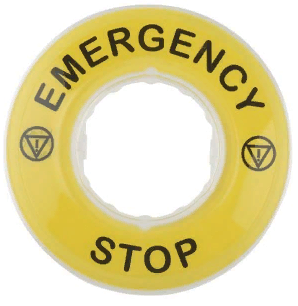 3D МАРКИРОВКА "EMERGENCY STOP"