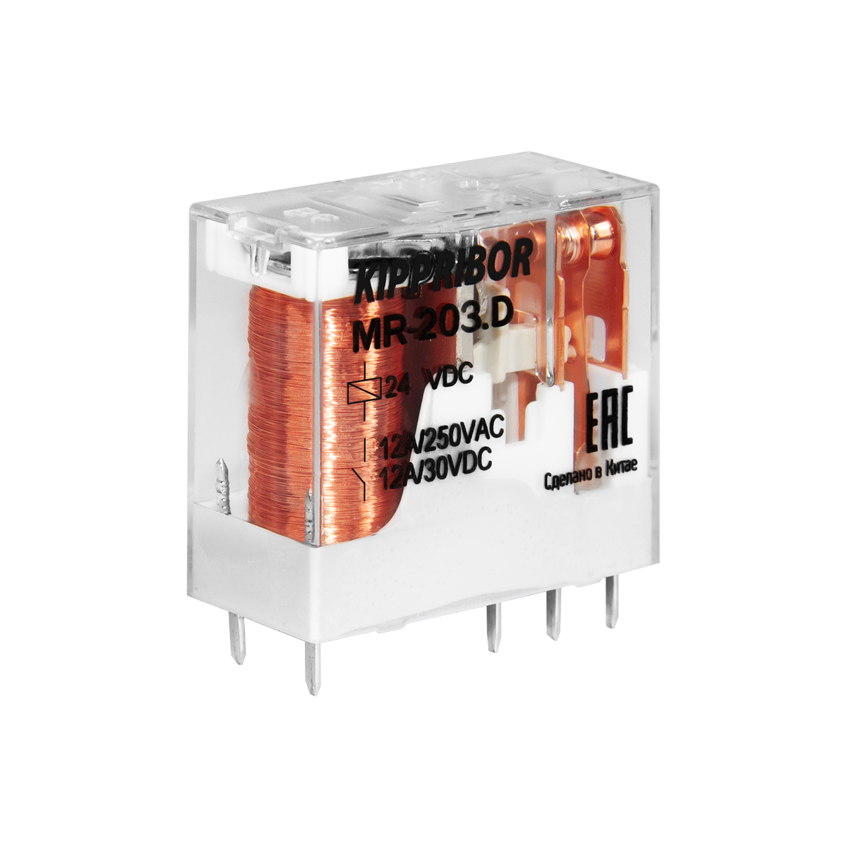 реле промежуточное MR, 12A, 24VDC