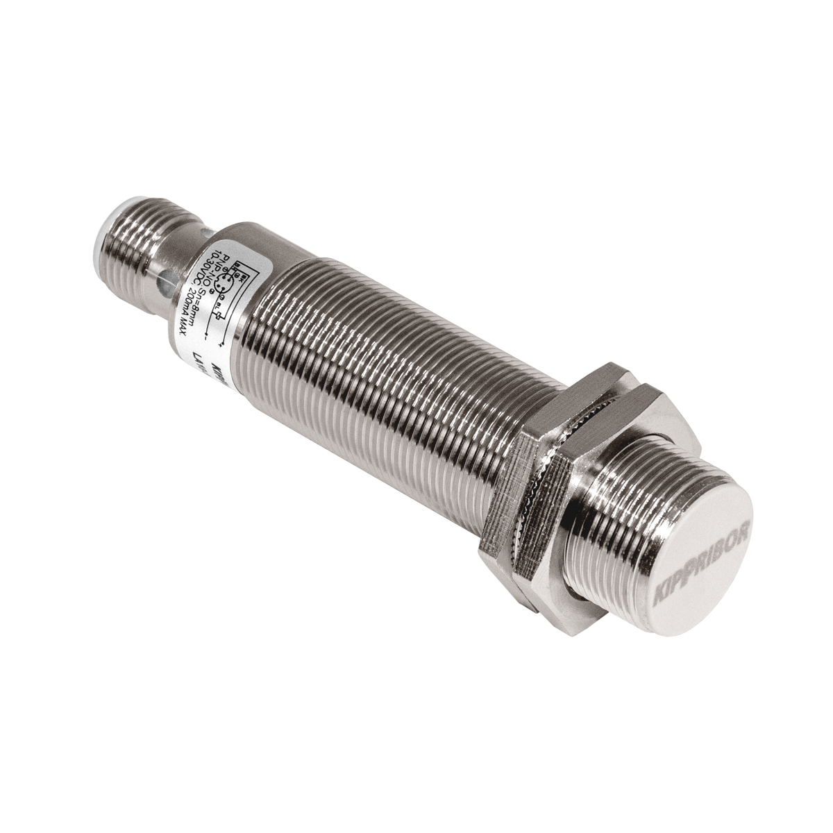 датчик индуктивный, M18, NPN, NC, 10-30VDC, разъем M12