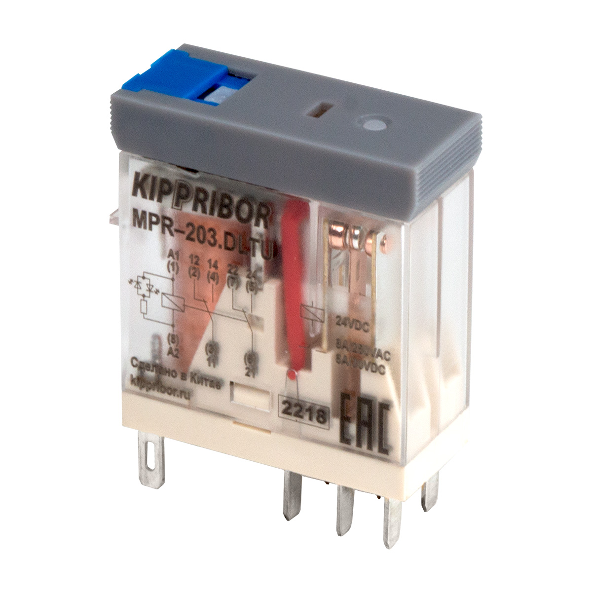 реле промежуточное MPR, 8A, 24VDC