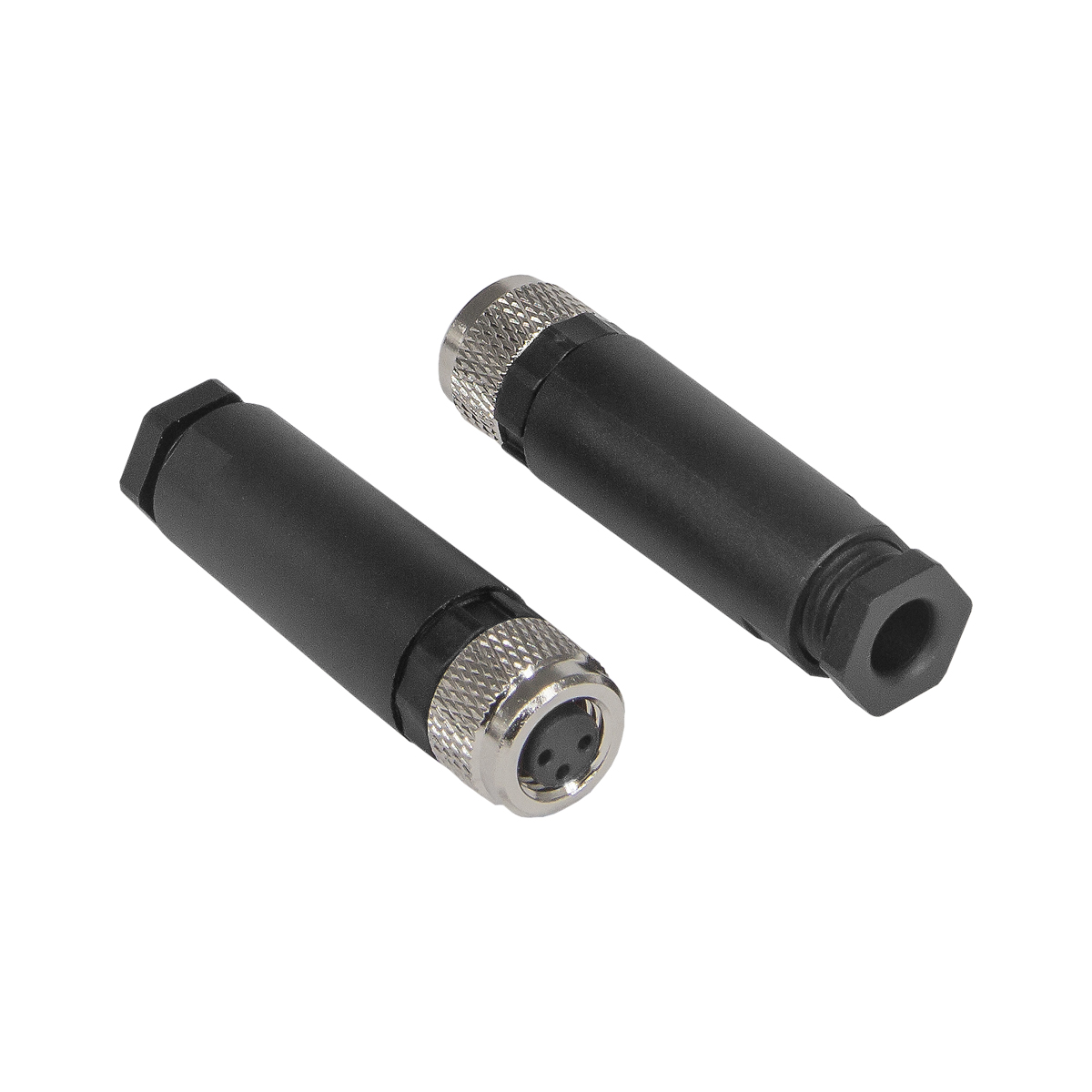 Kабельный прямой разъем M08 розетка 3 pin, 48VAC/DC