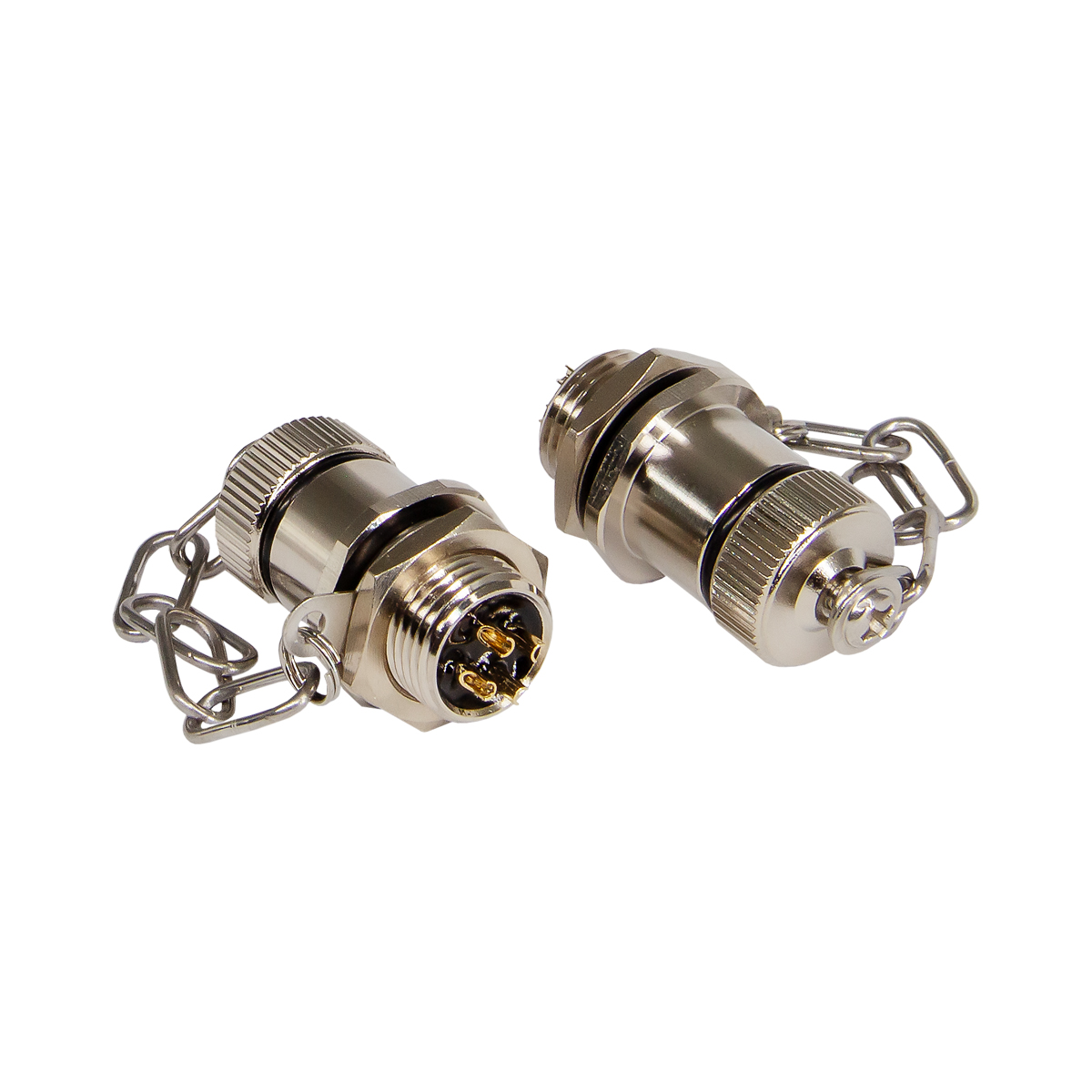 Блочный разъем M12 розетка 4 pin, 48VAC/DC