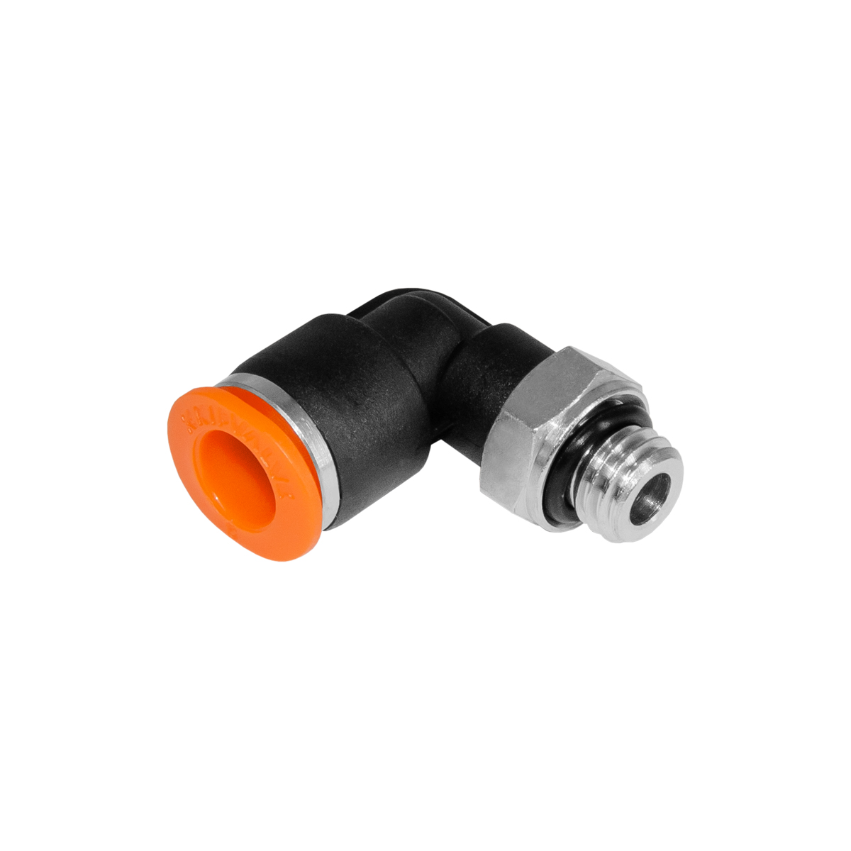 Мини цанговый штуцер угловой