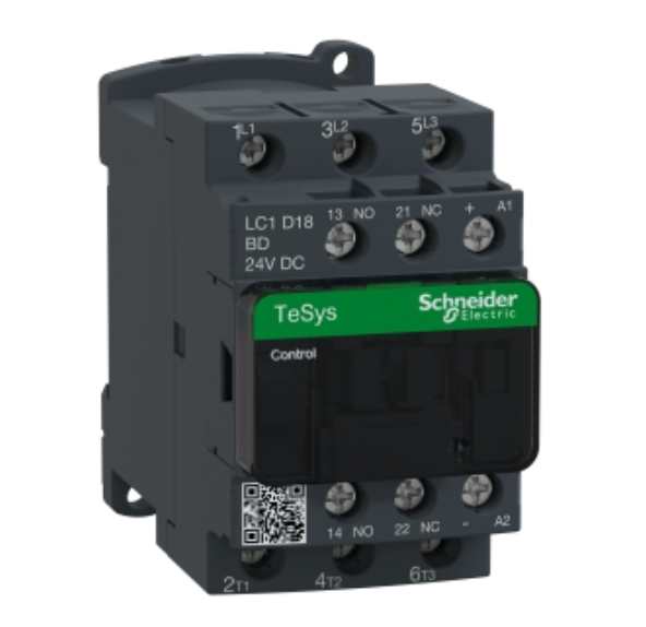 КОНТАКТОР D 3Р,9 A,НО+НЗ,24V-,ОГРАН.