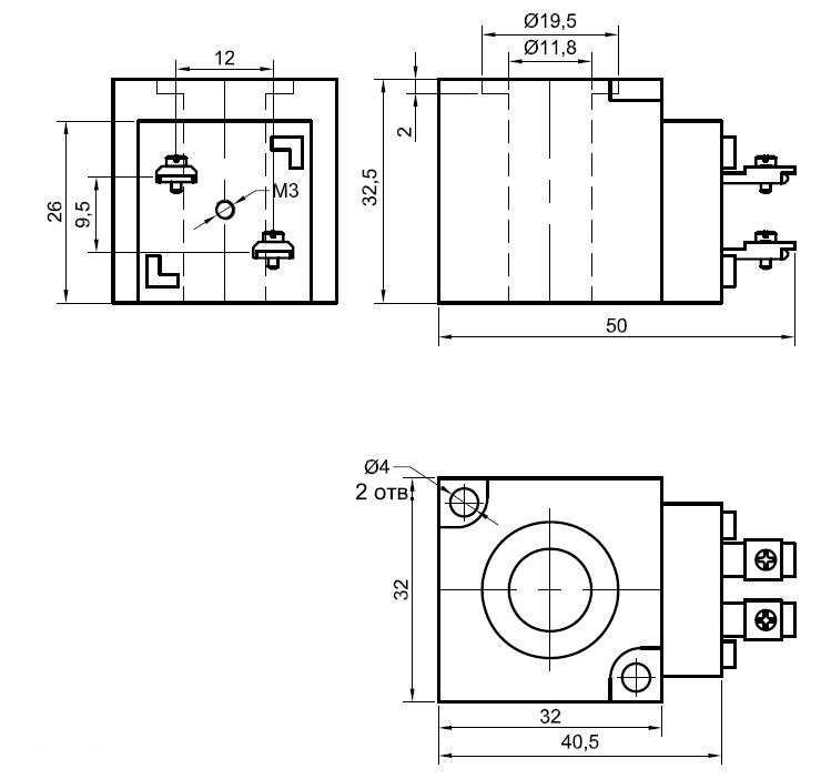 SB082-DC24V-8W катушка DC24V, мощность 8W