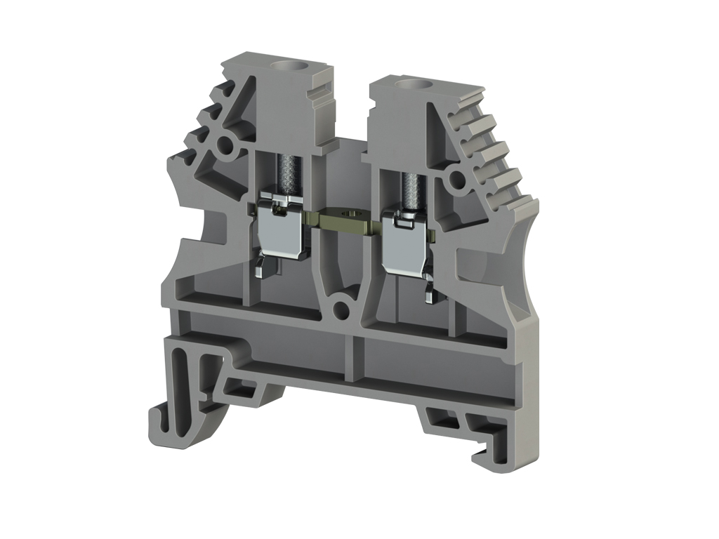 AVK2,5 серый клеммник винтовой