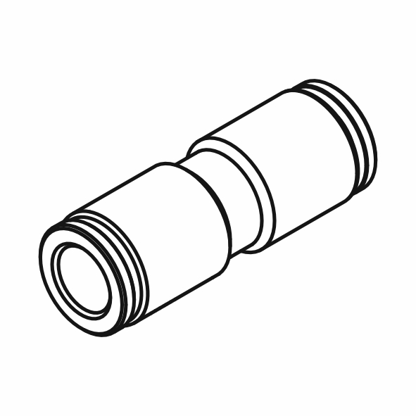 Цанговое соединение прямое