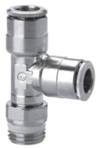 S6440 8-3/8 фитинг цанга тройник, D=8: G3/8