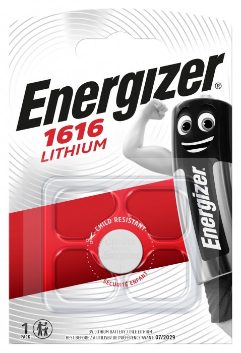 Батарейка CR1616 ENR Lithium PIP1 (1шт/бл)