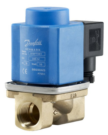 EV251B Клапан электромагнитный 0...10bar G3/4 NBR 230VAC