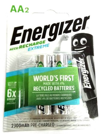 БАТАРЕЙКА AA ENR EXTREME (2300 MAH) АККУМУЛЯТОР (2ШТ/БЛ)