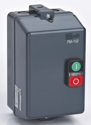 Пускатель 12А AC380/400В 50/60Гц пластик